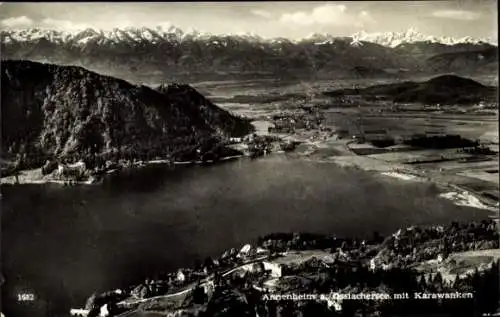 Ak Annenheim am Ossiachersee Kärnten, Panorama, Karawanken