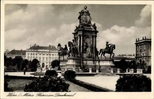 Ak Wien 1 Innere Stadt, Maria Theresien Denkmal