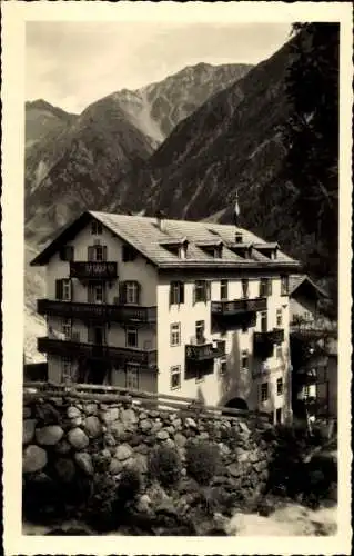 Ak Sölden in Tirol, Hotel Alpenverein