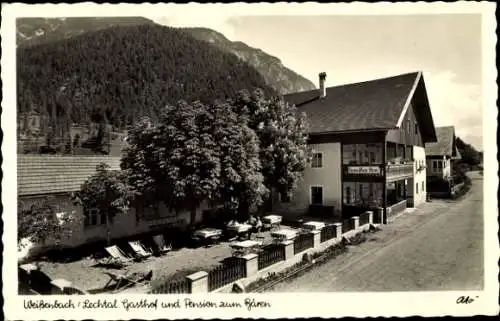 Ak Weißenbach am Lech Tirol, Gasthof-Pension zum Bären