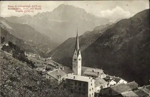 Ak Pieve in Buchenstein Livinallongo del Col di Lana Veneto, Panorama, Kirche