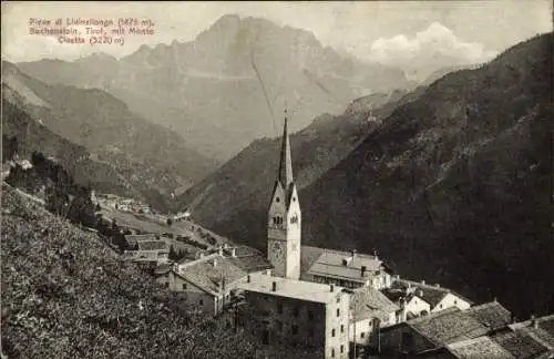 Ak Pieve in Buchenstein Livinallongo del Col di Lana Veneto, Panorama, Kirche