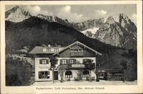 Ak Garmisch Partenkirchen, Café Kochelberg von Michael Erhardt