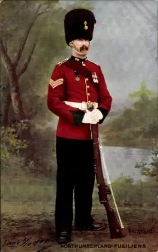 Ak Northumberland Fusiliers, Sergeant