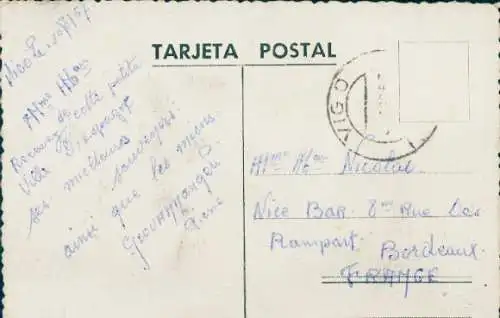 Seidenstick Künstler Ak Cordoba, Frau in spanischer Tracht, Wappen