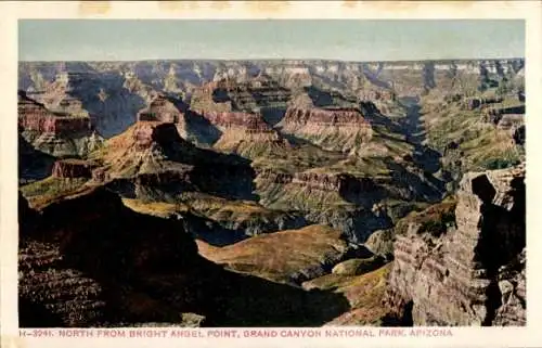 Ak Grand Canyon Arizona USA, North from Bright Angel Point