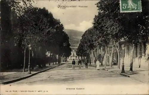 Ak Remiremont Lorraine Vosges, Avenue Carnot