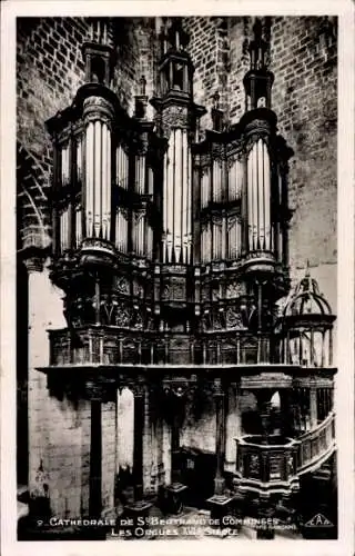 Ak Saint Bertrand de Comminges Haute Garonne, Die Orgel, Kathedrale
