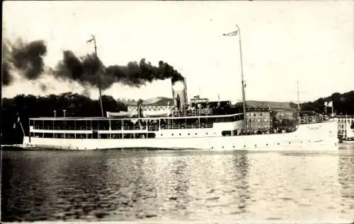 Foto Ak Dampfer MS Stettin