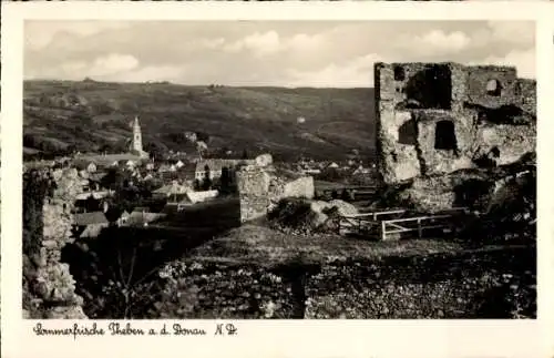 Ak Devín Theben an der Donau Pozsony Pressburg Bratislava Slowakei, Ruine