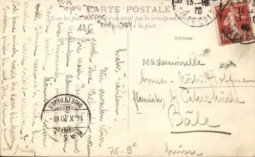 Ak Paris IX, Rue Richer, Folies Bergère