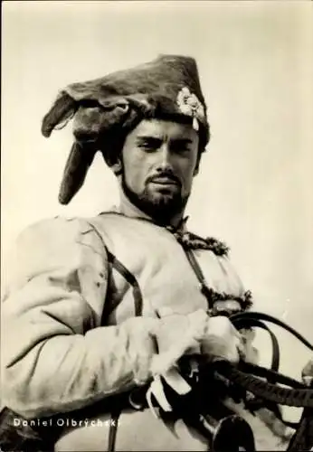 Ak Schauspieler Daniel Olbrychski, Liebe im Atelier, Portrait, Progress Starfoto