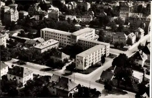 Ak Regensburg an der Donau Oberpfalz, Fliegeraufnahme, Klinik St. Hedwig