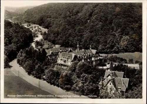 Ak Wilhelmshöhe Kassel, Fliegeraufnahme Kneipp Gesundheitshaus