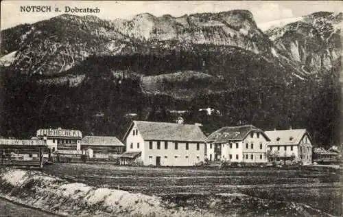 Ak Nötsch am Dobratsch Kärnten, Häuser