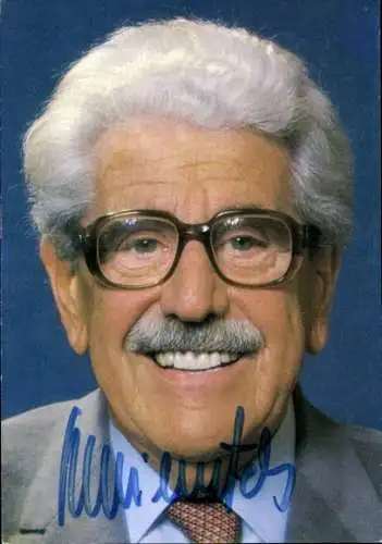 Ak Schauspieler Will Millowitsch, Portrait, Autogramm, Sänger