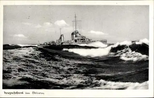 Ak Kiel, Torpedoboot im Sturm