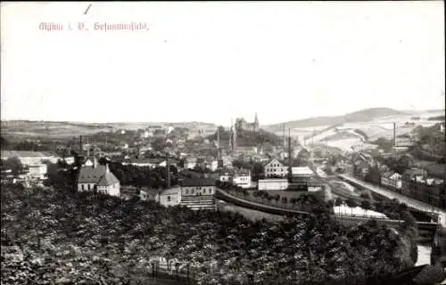 Ak Mylau Reichenbach im Vogtland, Stadtpanorama