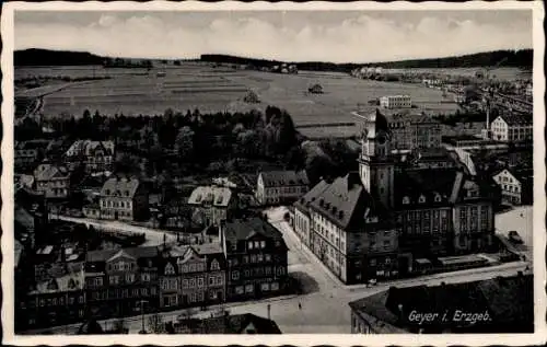 Ak Geyer im Erzgebirge Sachsen, Panorama