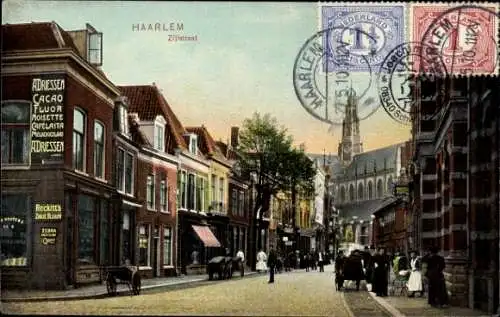 Ak Haarlem Nordholland Niederlande, Zijlstraat