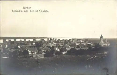 Ak Smederevo Semendria Serbien, Östlicher Teil, Citadelle