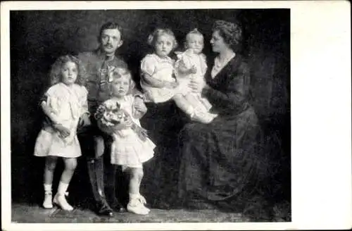 Ak Kaiser Karl I. von Österreich Ungarn, Erzherzogin Zita Kaiserin von Österreich, Kinder