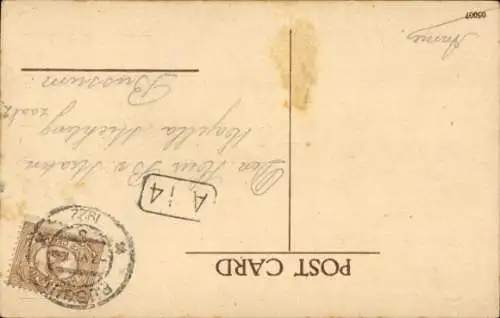 Künstler Ak Kropp, Tanzendes Paar