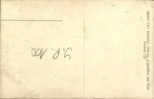 Foto Ak Döbeln in Mittelsachsen, Deutscher Soldat in Uniform, Infanterie Regiment 100, Portrait