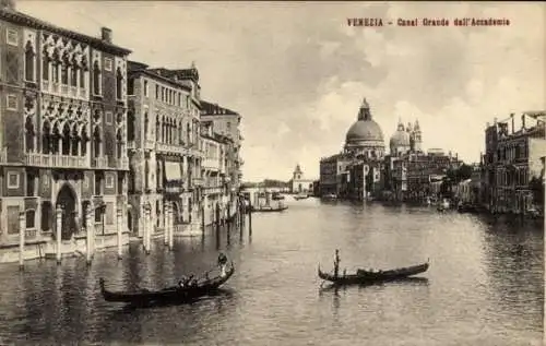 Ak Venezia Venedig Veneto, Canal Grande dall Accademia