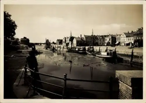 Ak Husum in Nordfriesland, Hafen