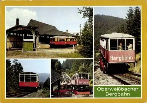 Ak Oberweißbach im Weißbachtal Thüringen, Oberweißbacher Bergbahn