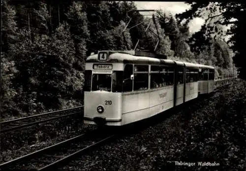 Ak Tabarz im Thüringer Wald, Thüringer Waldbahn 4