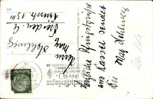 Ak Kassel in Hessen, Rathaus, Brunnen