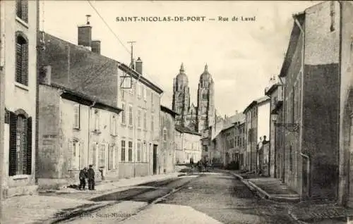 Ak Saint Nicolas de Port Meurthe et Moselle Elsass Lothringen, Rue de Laval
