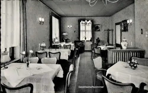 Ak Flammersfeld im Westerwald, Hotel Bergischer Hof, Gesellschaftszimmer