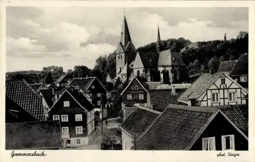 Ak Gummersbach im Oberbergischen Kreis, Ortspartie