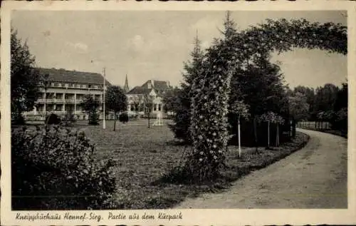 Ak Hennef an der Sieg, Kurpark