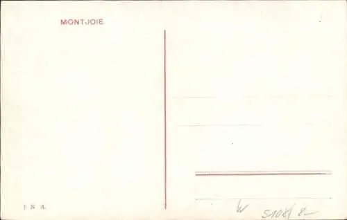 Ak Monschau Montjoie in der Eifel, Teilansicht