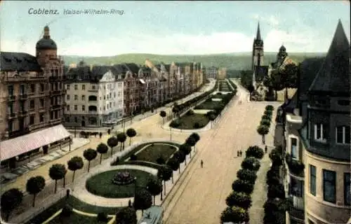 Ak Koblenz in Rheinland Pfalz, Kaiser Wilhelm Ring