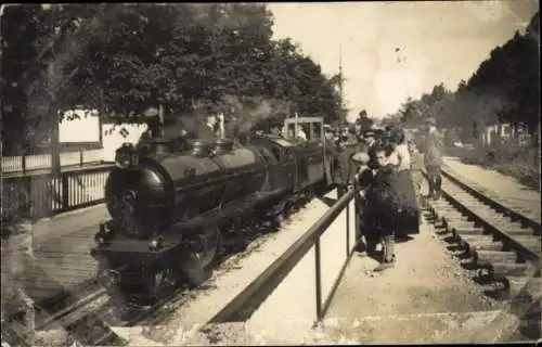 Ak München, Verkehrs-Ausstellung 1925, Liliput-Bahn