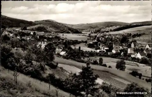 Ak Bad Endbach in Hessen, Blick auf den Ort mit Umgebung