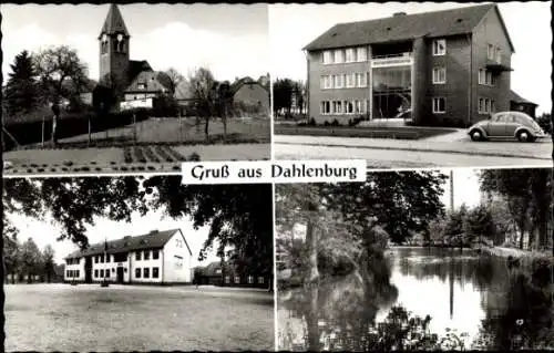 Ak Dahlenburg in der Lüneburger Heide, Kirche, Teilansichten