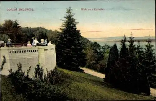 Ak Bad Segeberg in Holstein, Panorama, Blick vom Kurhotel, Terrasse