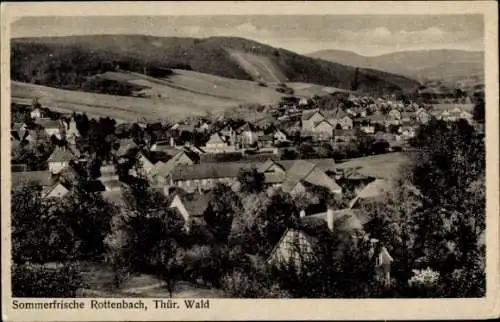 Ak Rottenbach Königsee in Thüringen, Gesamtansicht