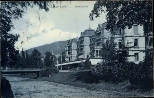 Ak Baden Baden am Schwarzwald, Stefanienbad