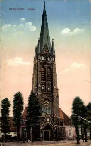Ak Elmshorn in Schleswig Holstein, Nikolaikirche