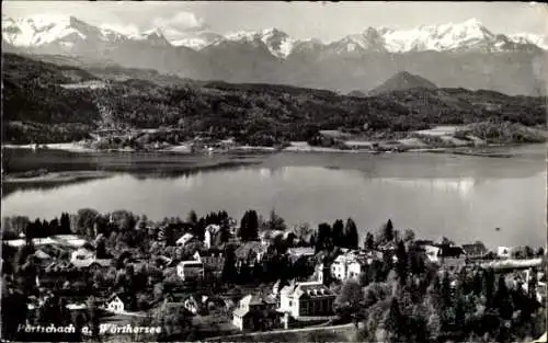 Ak Pörtschach am Wörther See Kärnten, Panorama