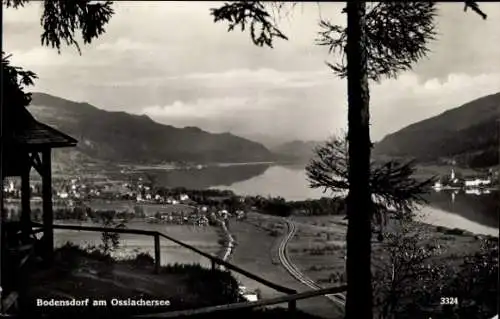 Ak Bodensdorf Steindorf am Ossiacher See Kärnten, Blick vom Aussichtspunkt