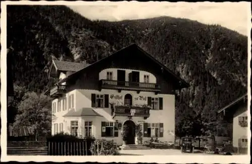 Ak Ettal in Oberbayern, Gasthof zur Post, Inh. Ludwig Fischer