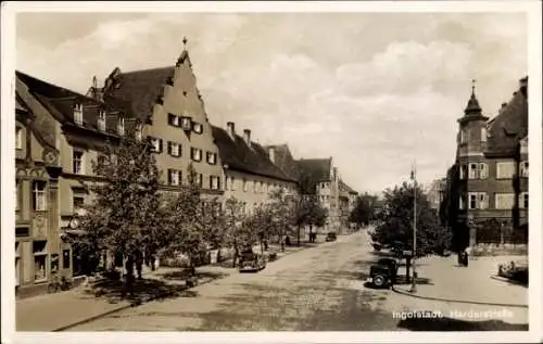 Ak Ingolstadt an der Donau Oberbayern, Harderstraße